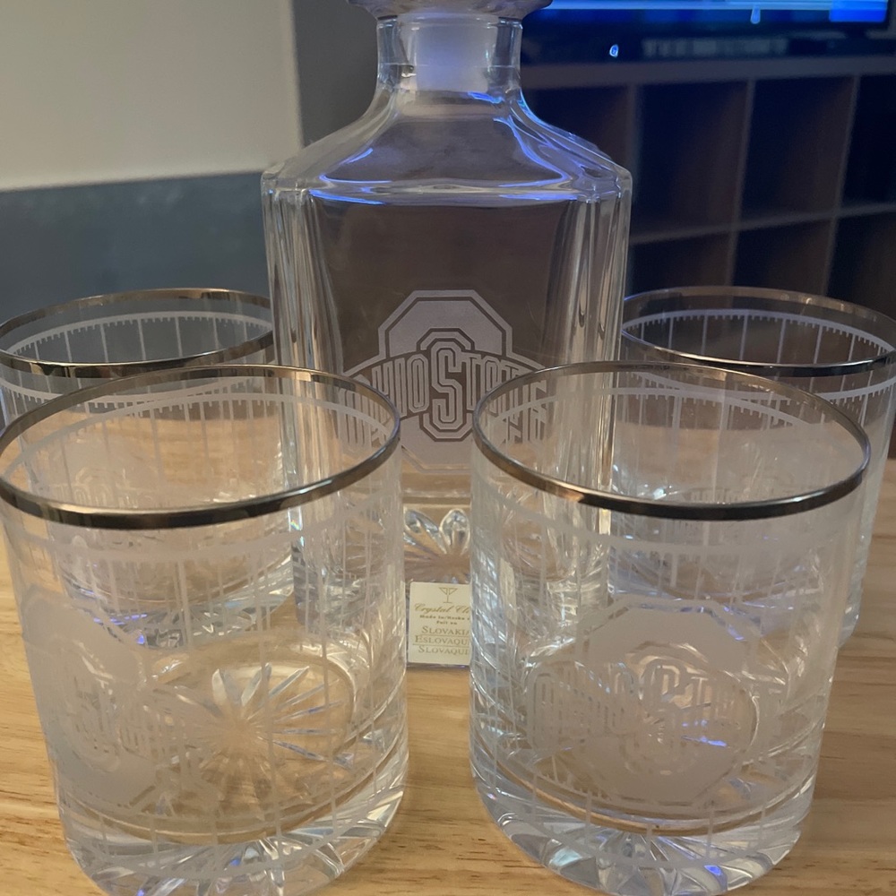 “The” Ohio State Buckeyes Barware